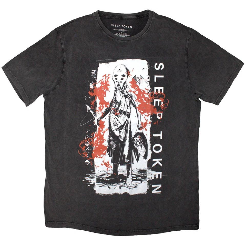 

Sleep Token Unisex Stone Wash T-Shirt: Euclid (Charcoal Grey) S
