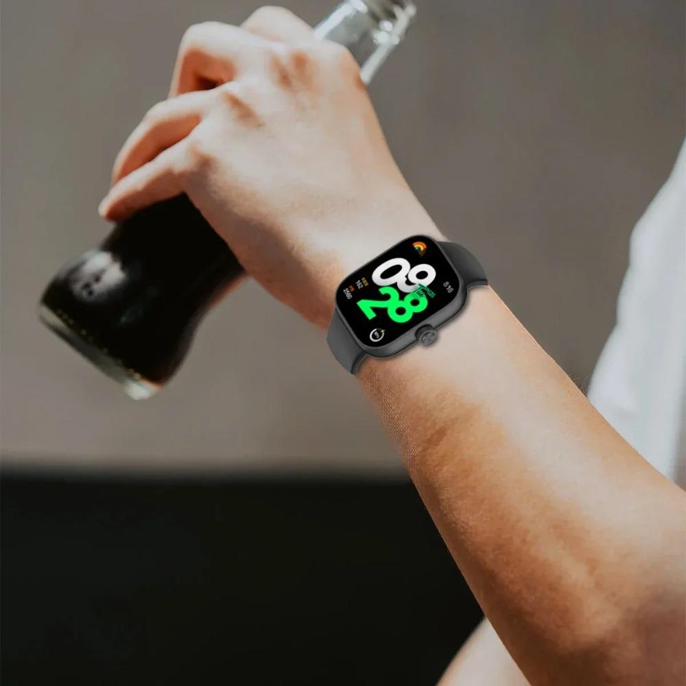 Soft Silicone Band For Redmi Watch 4 Strap Smart Watch Accessories For Xiaomi Mi Band 8 Wristband Watchband Sport Bracelet