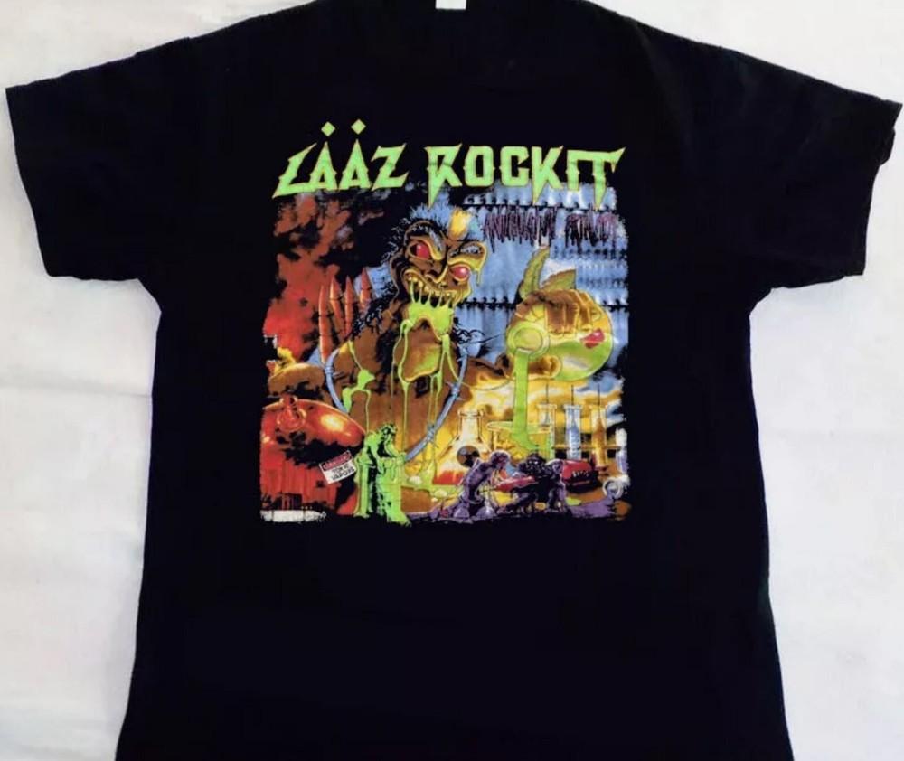 Laaz Rockit Band T-shirt Black Unisex T-shirt classic style Unisex T-Shirt XXL