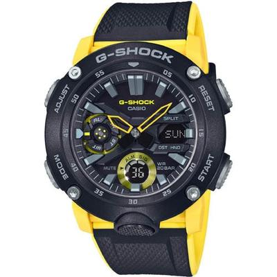 Casio G-SHOCK GA-2000-1A9JF [Serie Carbon Core Guard Basic Carbon Core Guard Negro/Amarillo] Redondo