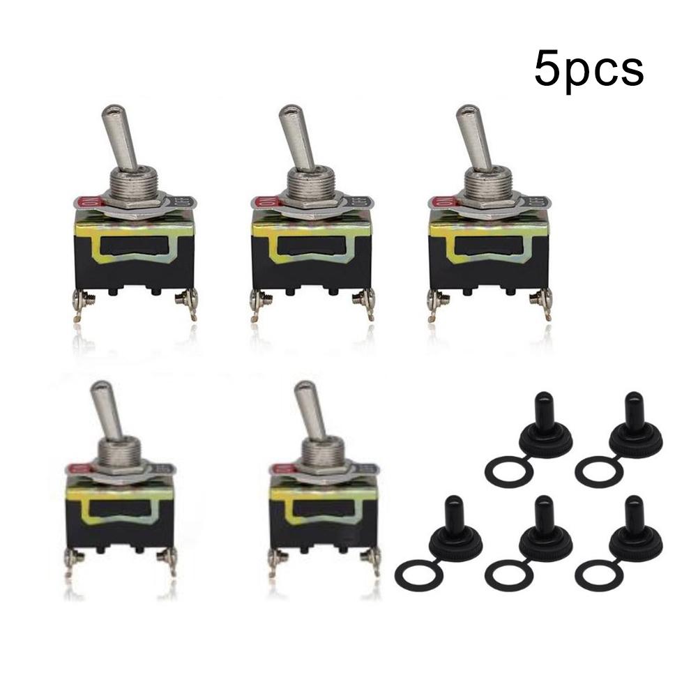 12V SPST For Toggle Switch with Silver Contacts 50000 Cycle Mechanical Life