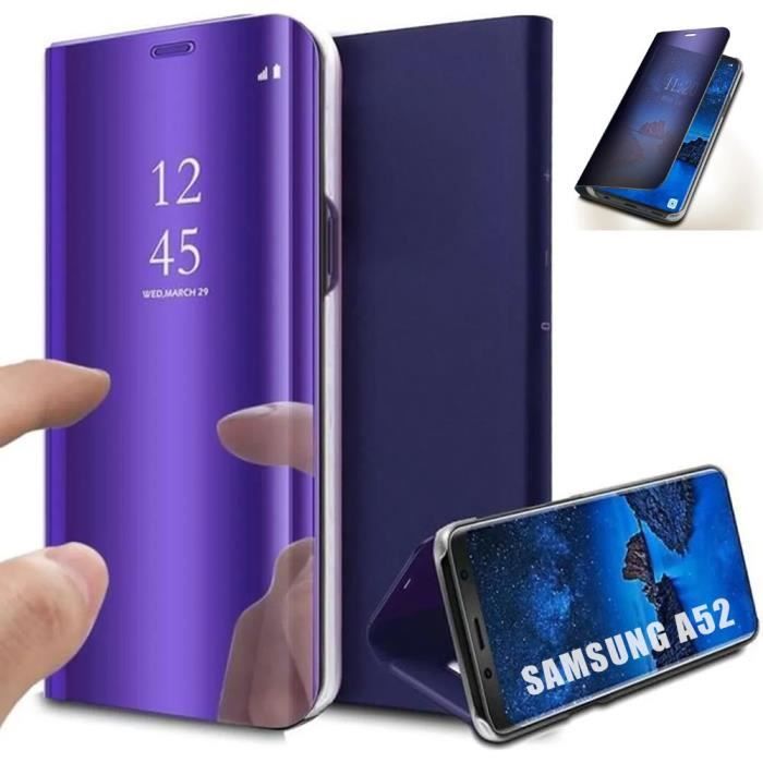 Coque de Protection - PROSHOP - pour Samsung Galaxy A52 5G - Rigide - Violet - Translucide