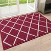 Olanly Entryway Washable Low-Profile Indoor Doormat Absorbent Resist Dirt Entrance Inside Floor Mats Backing Non Slip Door Mats