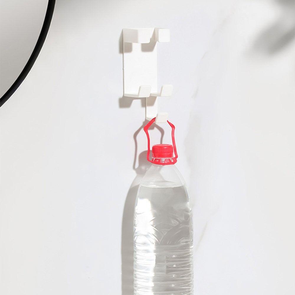 Wall Mounted Curling Iron Storage Rack Punch-Free with Hook Hair Dryer Organizer Space Saving Hair Curler Holder for Bathroom