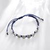Bracciale Croce di Gesù San Benedetto Catena in Corda Regolabile Intrecciata a Mano Gioielli Cristiani per la Preghiera Fede San Benito per Uomini Donne