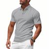 Men's Minimalist Quick-Dry Polo Shirt Summer Top for Men Loose-Fit Breathable Collared Short-Sleeved T-Shirt