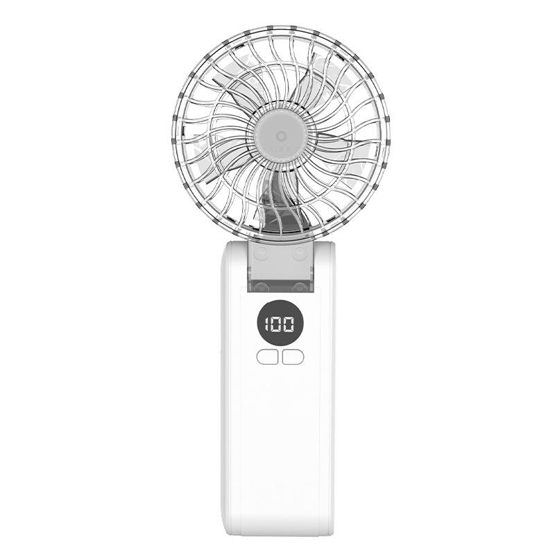 

26 High-Speed Mini Handheld Fan: Powerful Wind, USB, Multi-functional, Portable for Desktop or Outdoor Use 212x95x85 mm белый