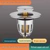 Spring Core Deodorizing Basin Leak Plug with Copper Core - Universal Bathroom Wash Basin Accessory