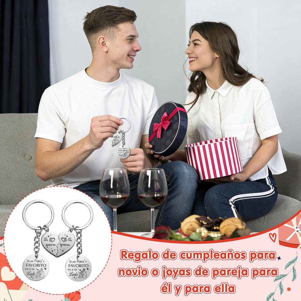 Couple Keychain, Valentine'S Day Gift. Perfect For Lovers, Anniversaries, And Other Special Occasions