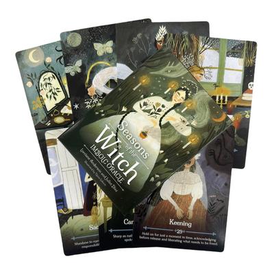 Jahreszeiten der Hexe Imbolc Orakelkarten Wahrsagerei Deck Englisch Vision Edition Tarot Brettspiel für Party