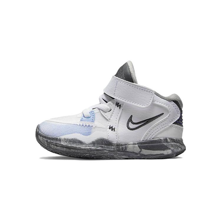 

New Nike Kyrie 8 Infinity Mid Top Toddler Shoes White Black Infant And Toddler DD0333-102 22