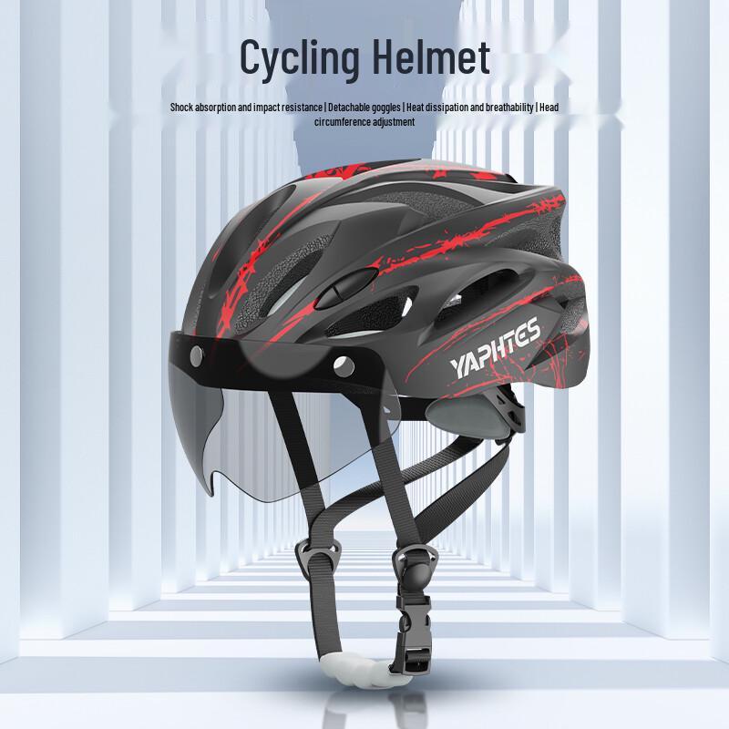 Yaphtes National Standard Cycling Helmet with Magnetic Visor