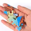 20Pcs Wooden Puzzle Toys Cartoon Animals Intelligence Educational Kids Gift