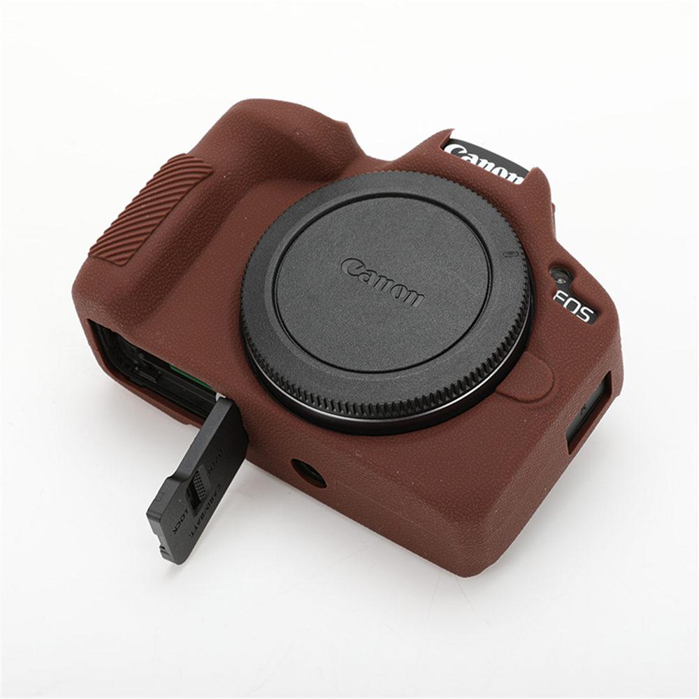 Litchi Pattern R50 Soft Silicone Case Armor Camera Body Cover For Canon EOS R50 EOSR50 Digital Camera Skin