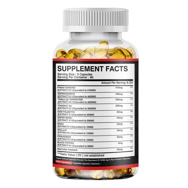 XEMENRY Male Enhancement, All-Natural, Strength Support, Vegan Capsules