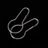 50PCS Metal Bathroom Buckle Hanger Curtain Hook Shower Curtain Hook