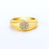 European and American fashion gold-plated diamond ring, simple and non-fading ring, high-end ring, hot-selling for women