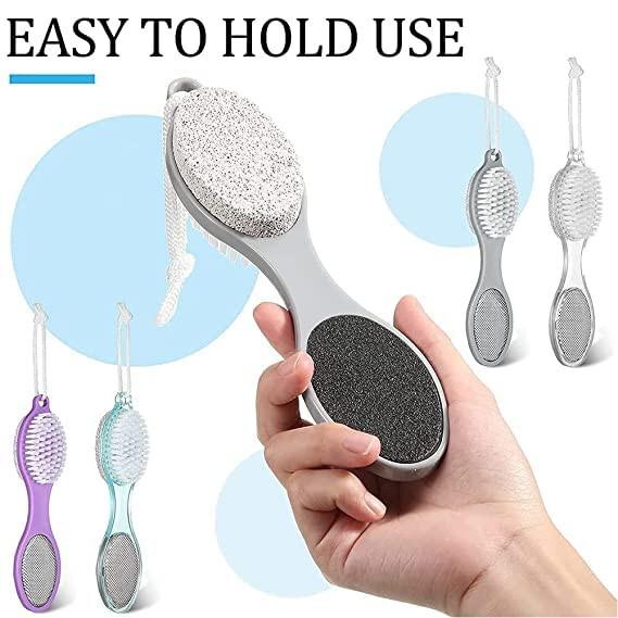 1KS-Pilník na nohy odstraňovač mozolů, 4 v 1 Nohy Pedikúra Drbátko Exfoliátor Nástroje JL156272521731