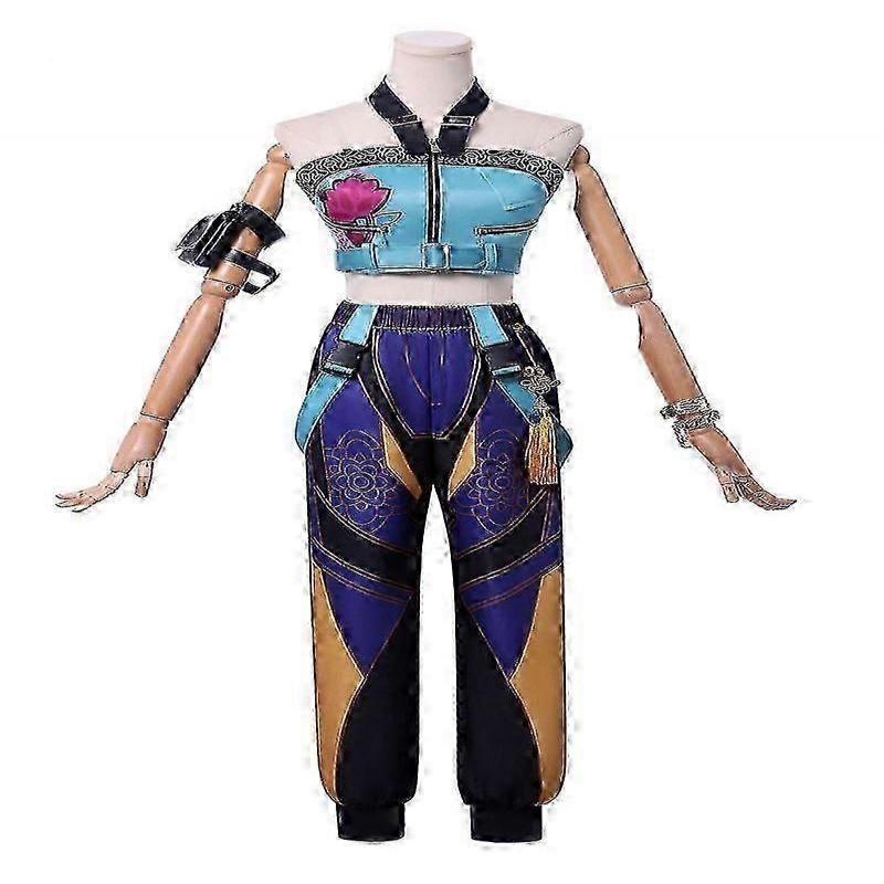 Kpop Demon Hunters Cosplay Kostymesett Rumi Mira Zoey Halloweenfest Fancy Dress For Kvinner Jenter