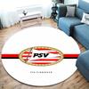 PSV Eindhoven Round Area Rug,Carpet Rug for Living Room Bedroom Sofa Playroom Decor,Non-slip Floor Mat