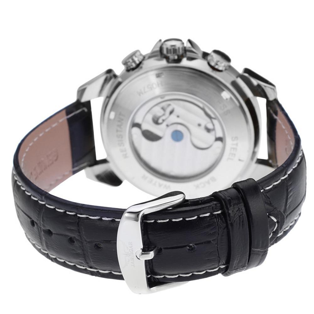 JARAGAR Modische, lässige Herrenuhr, hohle Uhr, automatische mechanische Uhr