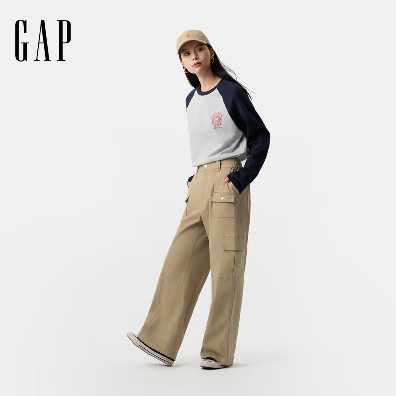 

Gap Women s 2025 Spring Multi-Pocket Cargo Pants L