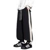Pants Men's Spring and Autumn New Trousers Sports Casual Men's Pants Striped Tie Feet Versatile Men's Clothing