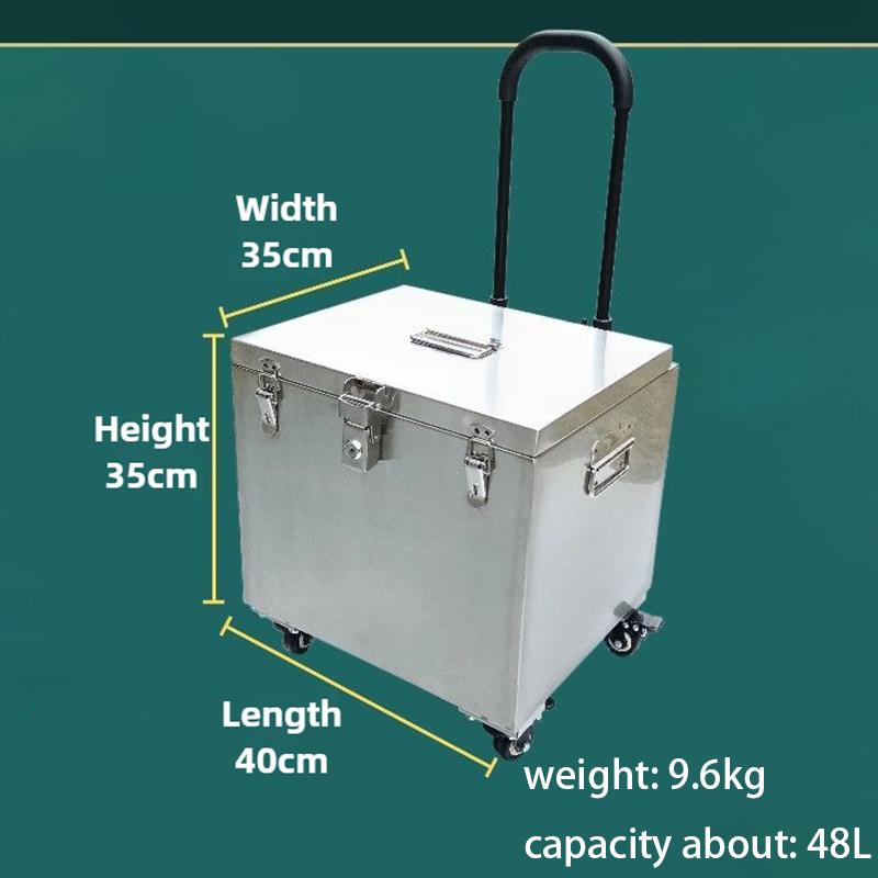 Large Capacity Tool Trolley Case Stainless Steel Tool Box Multi-functional Tools Storage Box Waterproof Hardware Organizer Boxes