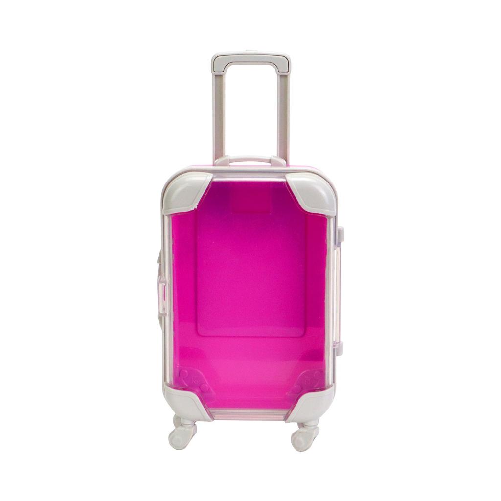 Trolley Koffer Desktop Schmuck Aufbewahrungsbox Kleiner Transparenter Koffer Aufbewahrungsbox