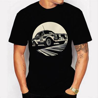 Summer Group B Car Print T-Shirt for Men Short Sleeve Tee Clothing Casual Colorful Hip Hop Streetwear Fashion Outdoor Tees&Tops