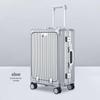 Xiaoyan Front-Opening Aluminum Frame Spinner Luggage