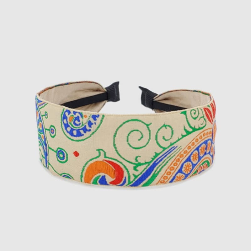 

LALA Импортная этническая повязка для волос P-IVORY/JAC FREE