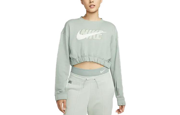 

Nike Sweatshirts Women s Green Crew Neck Moderate Other DD5070-357 L