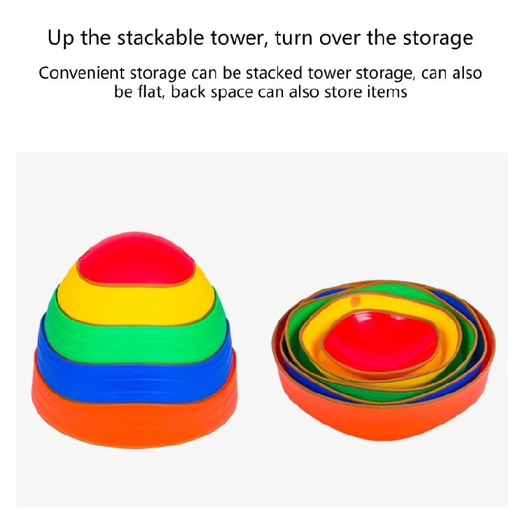 5Pcs Promoting Balance Coordination Skills Indoor/Outdoor Play Stepping Stones