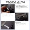 Car Magnetic Leather Eyeglass Holder Visor Sunglasses Clip Accessories For Jeep Grand Cherokee Wrangler JK Renegade Gladiator