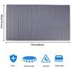 1pc Plaid Shower Mat with Suction Cups & Drain Holes, PVC Non-slip Bath Mat, 40*70cm Safe Bathtub Mat Bathroom Accessories