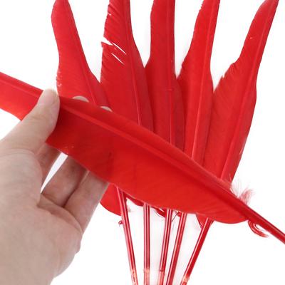 50 STÜCKE Natürliche Gänsefedern DIY Schmuckherstellung 25-35Cm/10-13Zoll Natürliche Federn Für Hochzeitsfeier Handarbeit Dekoration