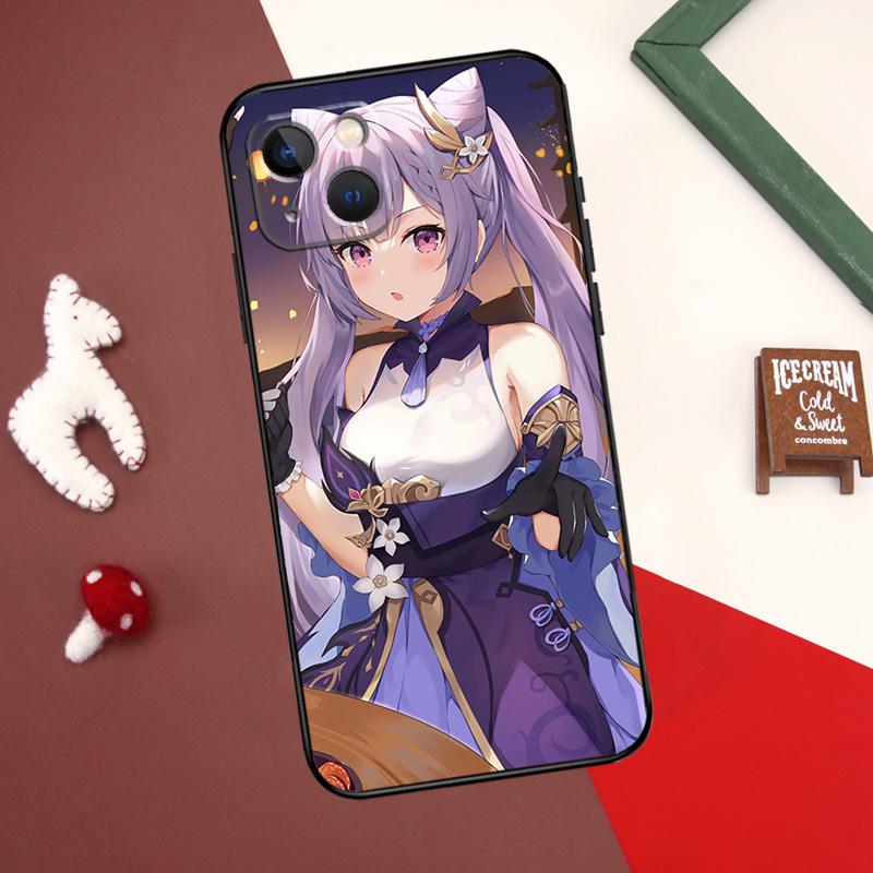 Heiße Genshin Impact-Spielabdeckung für iPhone 12 11 13 14 15 Pro Max 12 Mini 7 8 Plus X XR XS Max SE 2020 Telefonhülle