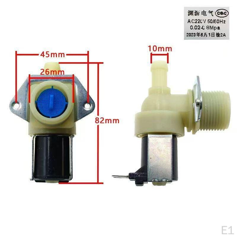 Refrigerator Water Inlet Valve Simple Installation Stable Performance Solenoid Replacement for