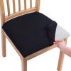 Office and Home Chair Cushion Cover, Square Seat Cushion Anti Fouling Cover Elastic Arc-shaped Chair Cover Stool Cover Split Type Cover