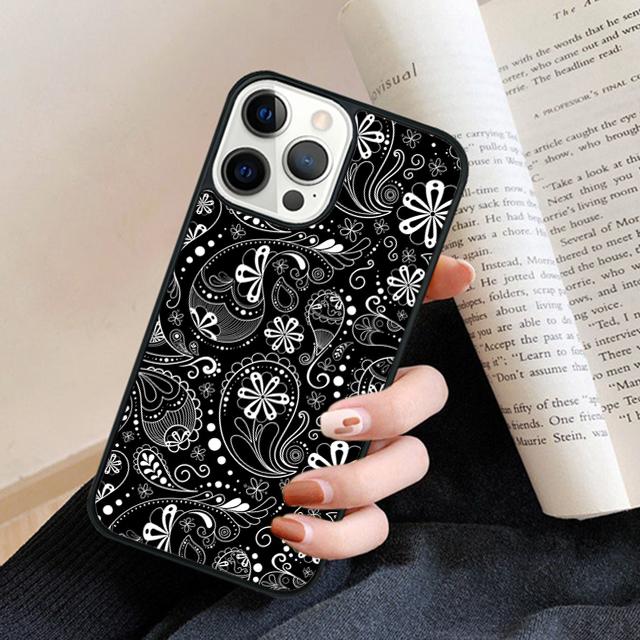 Bandana Paisley Pattern Art Phone Case Cover For iPhone 17 Air 16 15 14 plus 11 12 13 pro max coque Shell Fundas