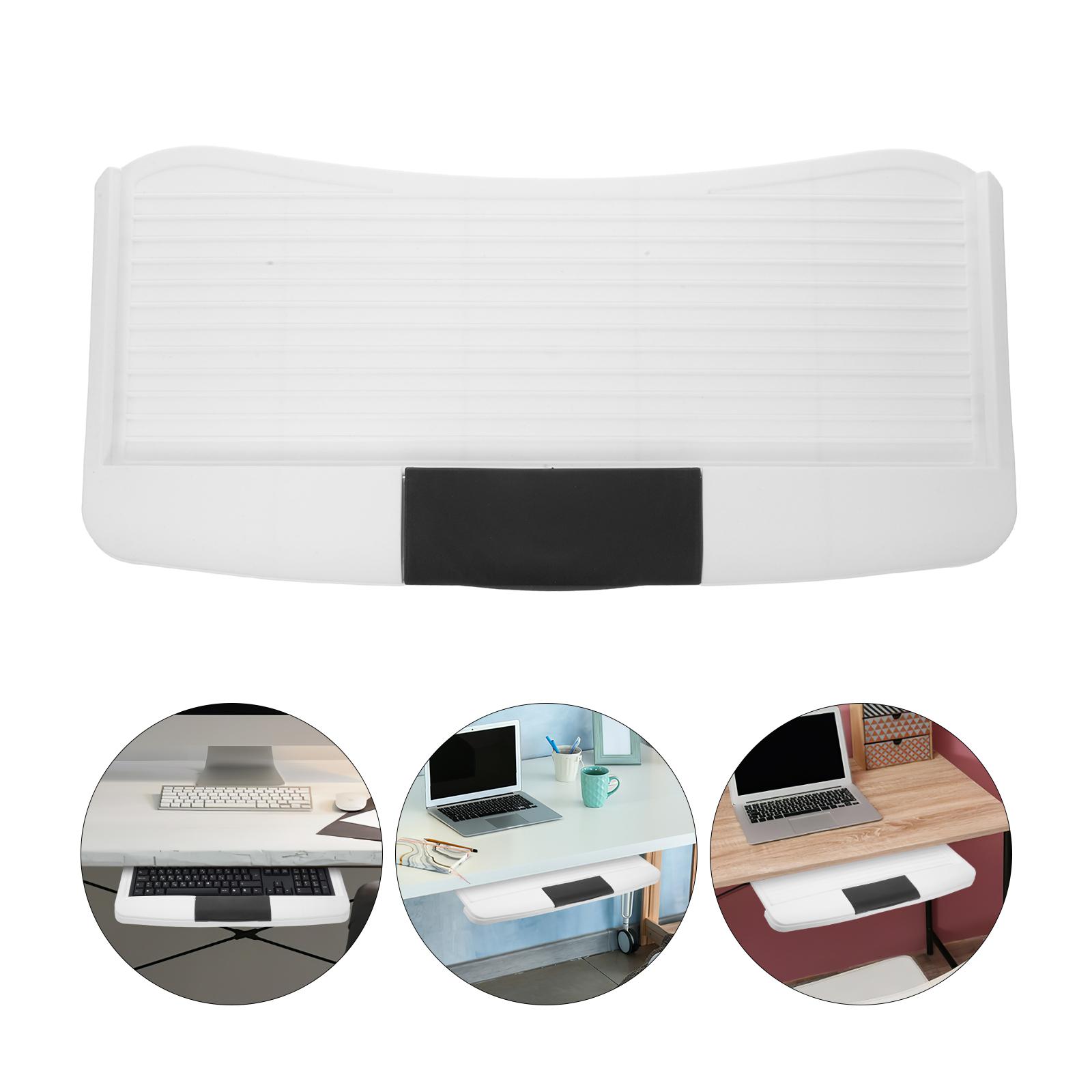 

Slide Black Keyboard Tray Drawer Style Ergonomic Computer Keyboard Storage Tray Under Desk ganizer Office Furniture Multi белый
