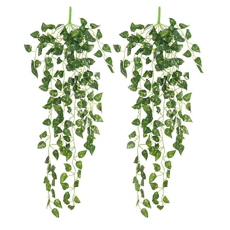Artificial Green Willow Wall Hanging Indoor Living Room Hanging Basket Plant Wall Green Plant False Flower Vine Vine Hanging Decoration