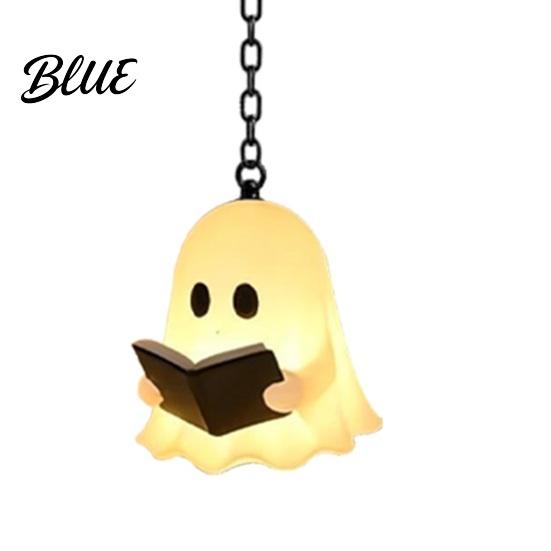 Cabin Core Lighting Ghost Bookshelf Light Decorative Library Lantern Vintage Fantasy Book Nook Lamp Magic Bedroom Reading Light for Bookworms