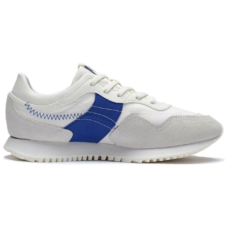 Li Ning CF Su Series Lin Weave Durable Breathable Low Top Sports Casual Shoes Men Sneakers Bright-Blue White AGCT173-2