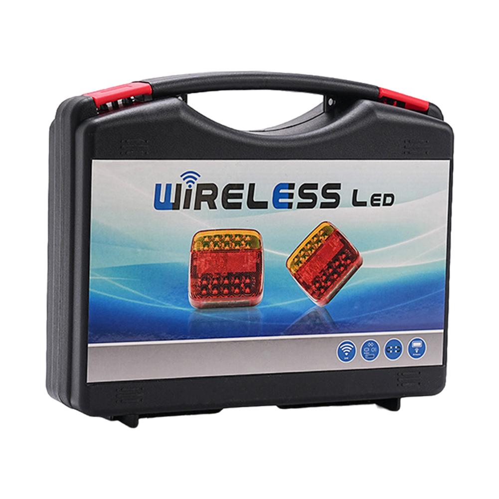 

Wireless Trailer Lights Rechargeable Portable Turn Signal Waterproof Magnetic Tow Light for Trucks Boat RV Vehicle