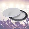 2PCS 6.5inch Speaker Loudspeaker Protective Cover Speaker Decoration(White White)