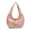 New Rivets Punk Style Pentagram Rivets Fashion Versatile Large Capacity Retro Shoulder Underarm Bag