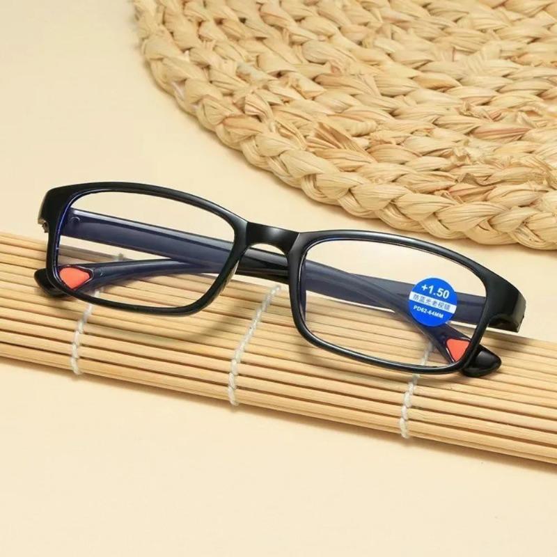 Anti-blue Light Reading Glasses for Men and Women Fashion Ultra-light Portable Reading Glasses  +1.0 1.5 2.0 2.5 3.5 4.0
