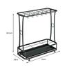 Iron Umbrella Holder with Removable Drip Tray Organizer, Storage Rack for Office Entryway